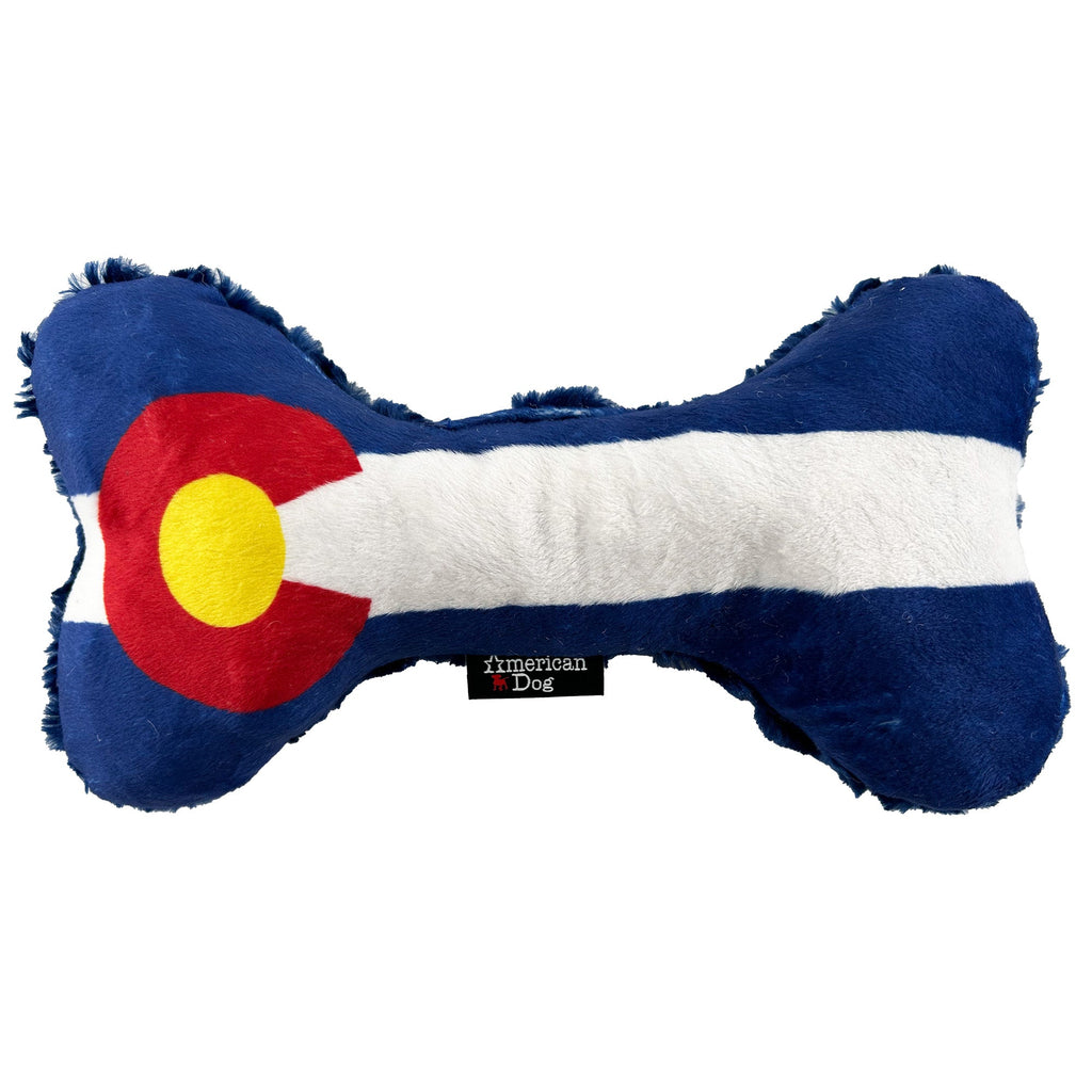Colorado Flag Bone (Fleece) by American Dog
