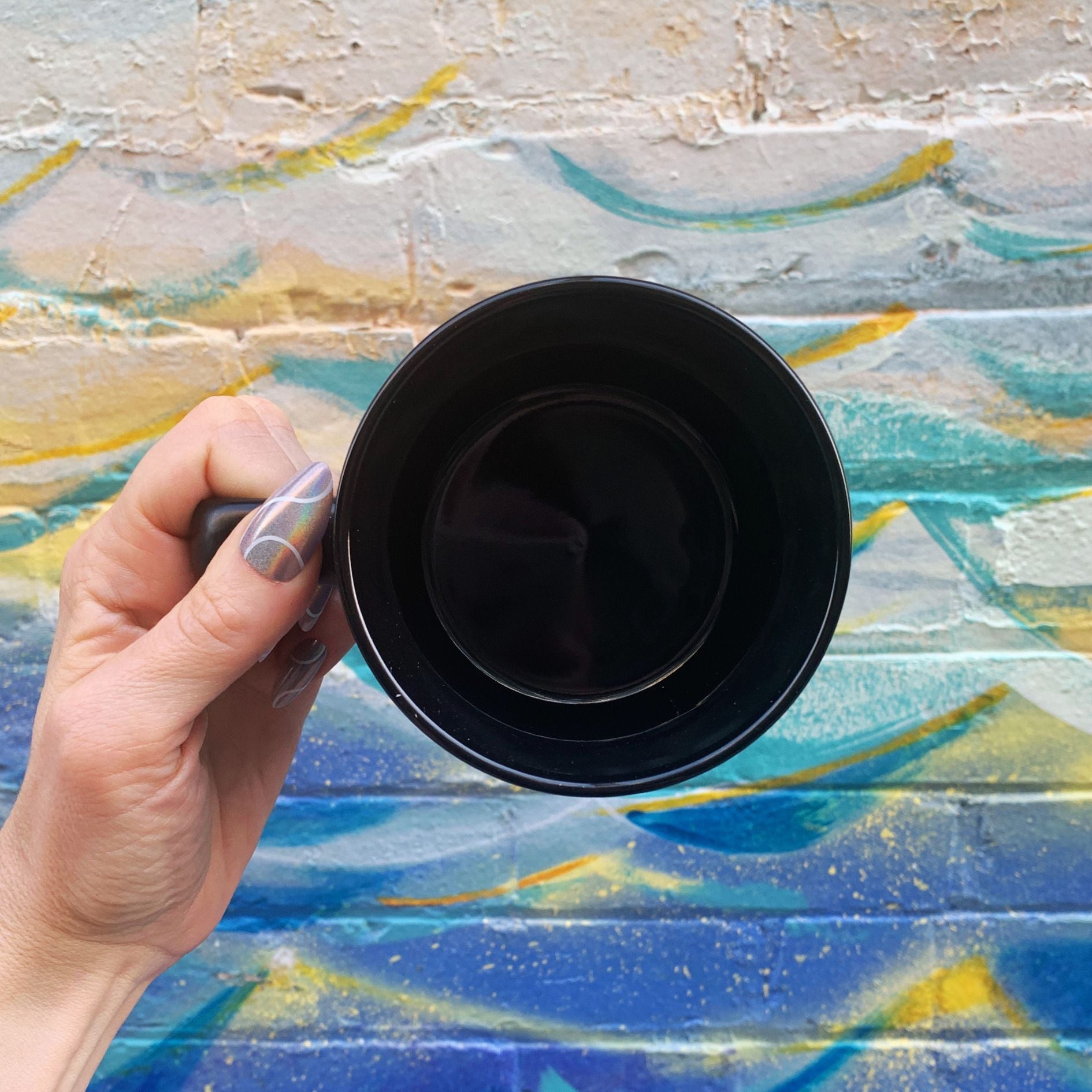 Courage Is Beautiful Stackable Mug | Stoneware Coffee Tea Cup | 14oz. by The Bullish Store