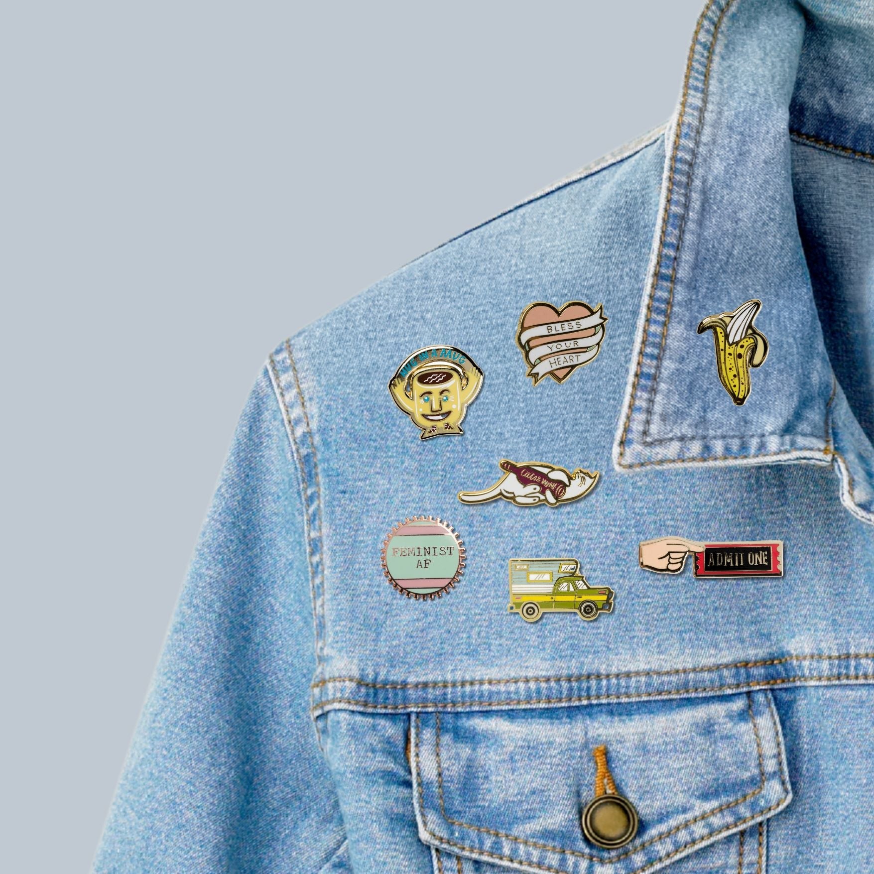 Cats and Wine Make Everything Fine Enamel Pin in Purplish Red and Gold by The Bullish Store