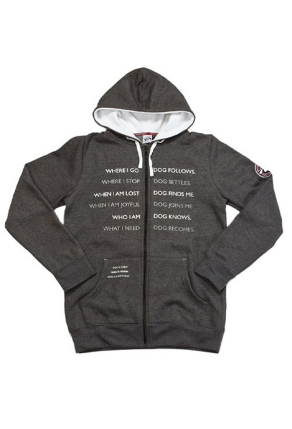 Zip Hoodie: Dog Codependent by Dog is Good