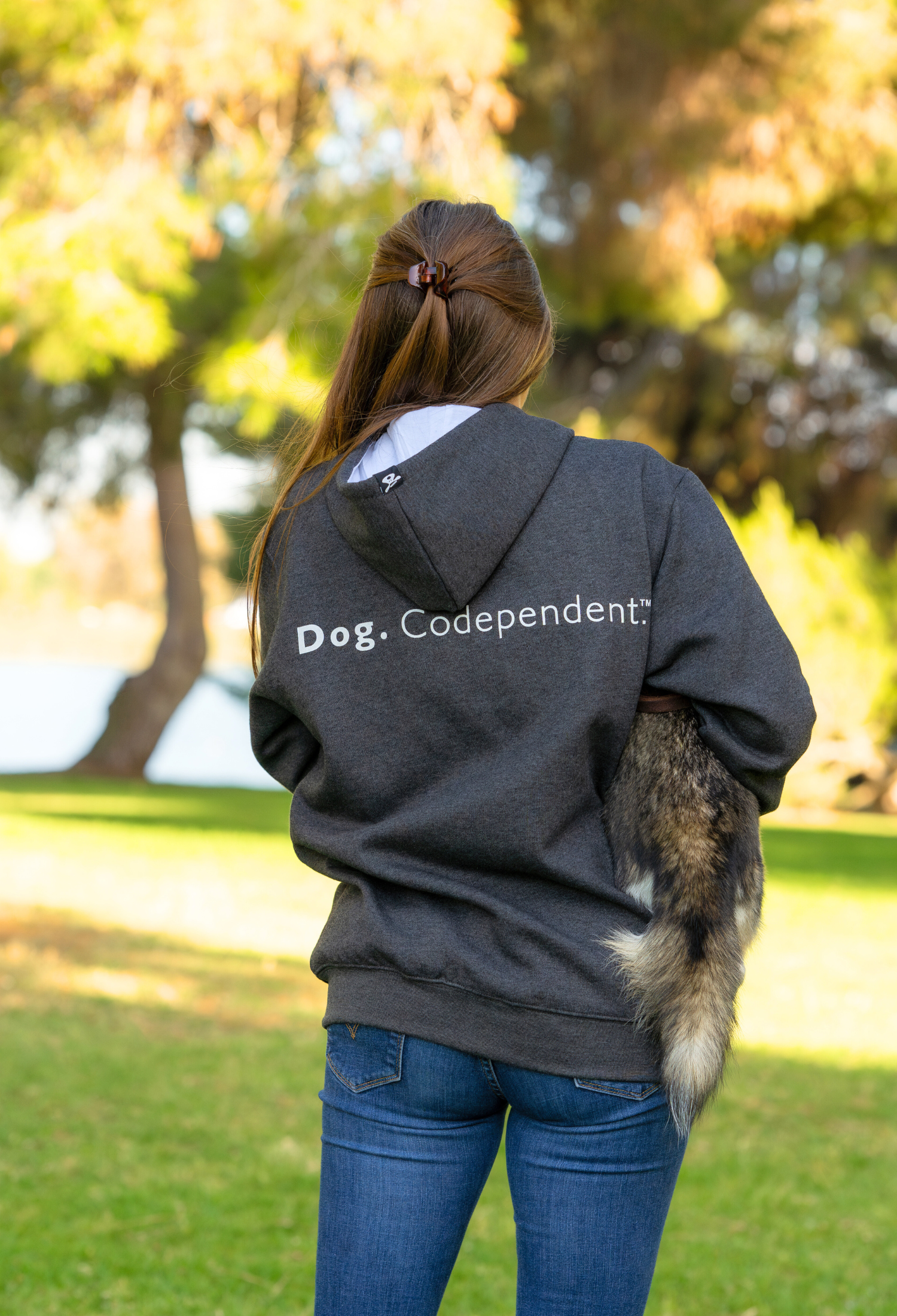 Zip Hoodie: Dog Codependent
