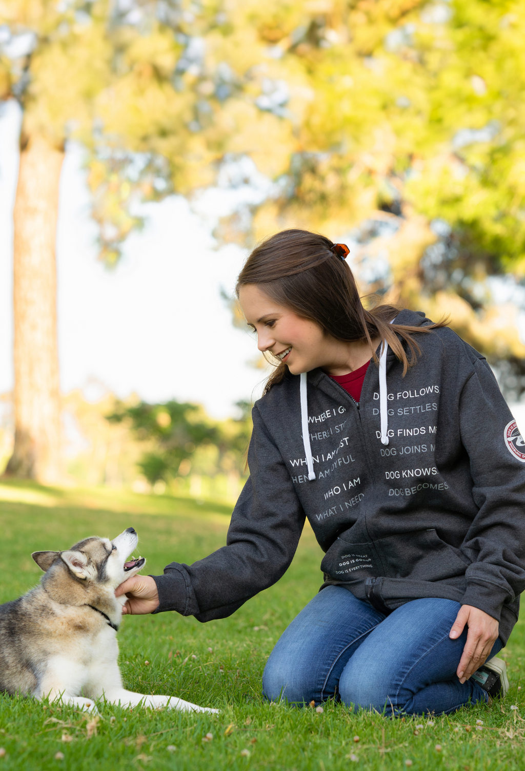 Zip Hoodie: Dog Codependent by Dog is Good