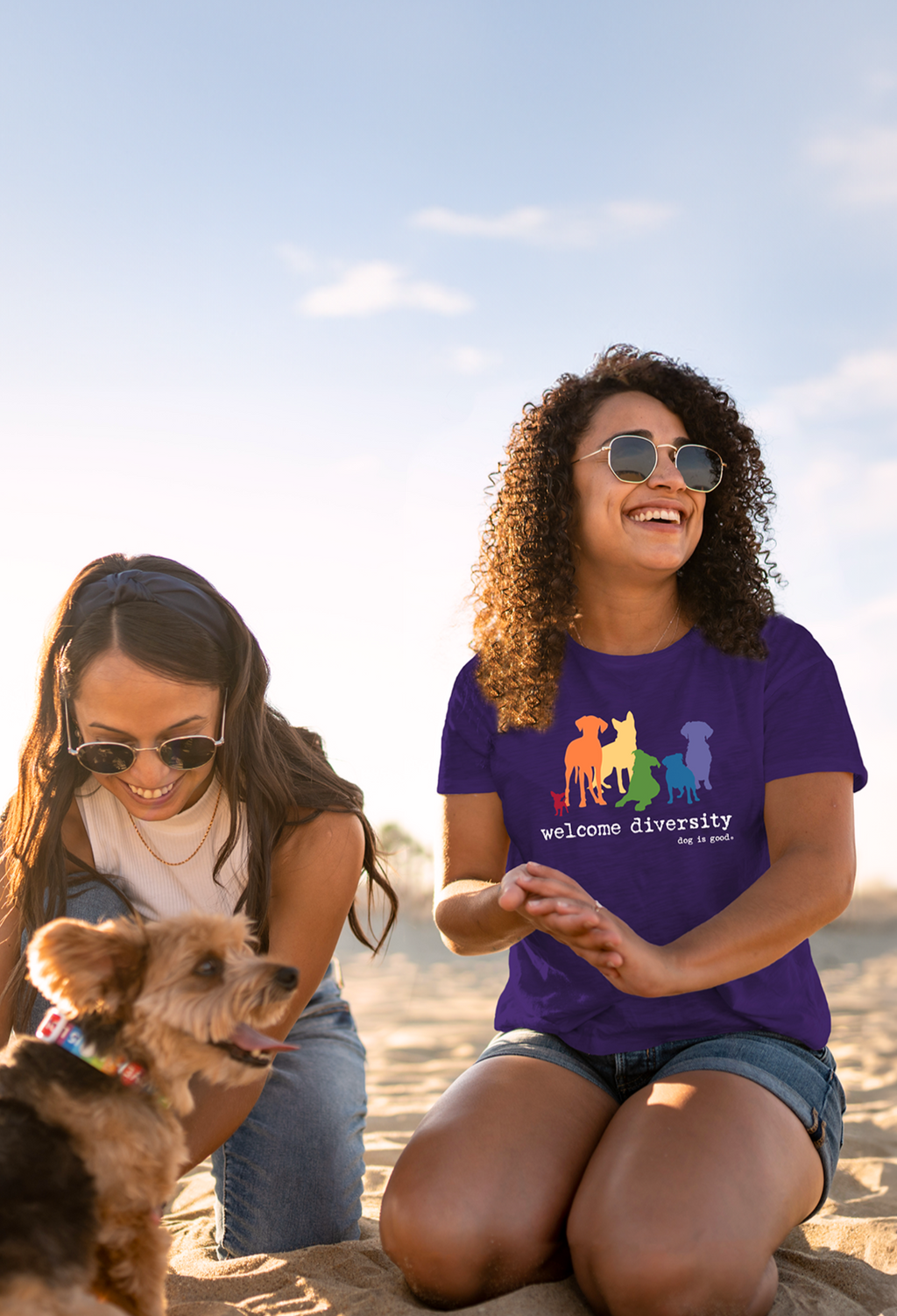 T-shirt: Welcome Diversity Pride by Dog is Good