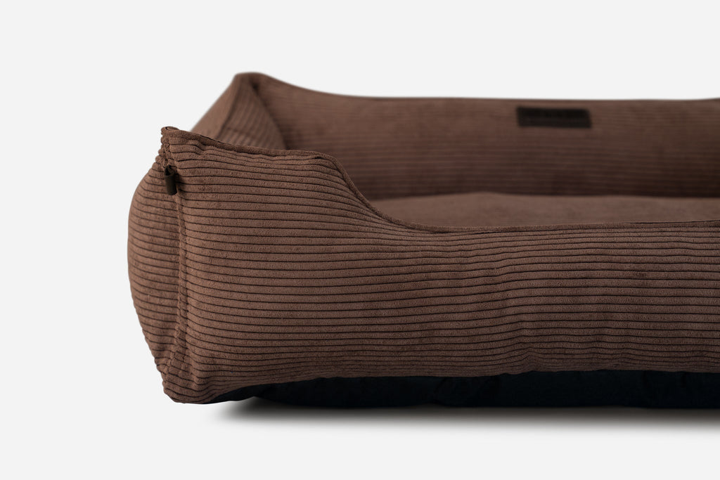 Chester & Lee | Milk Chocolate Sleeper Dog Bed by Chester & Lee