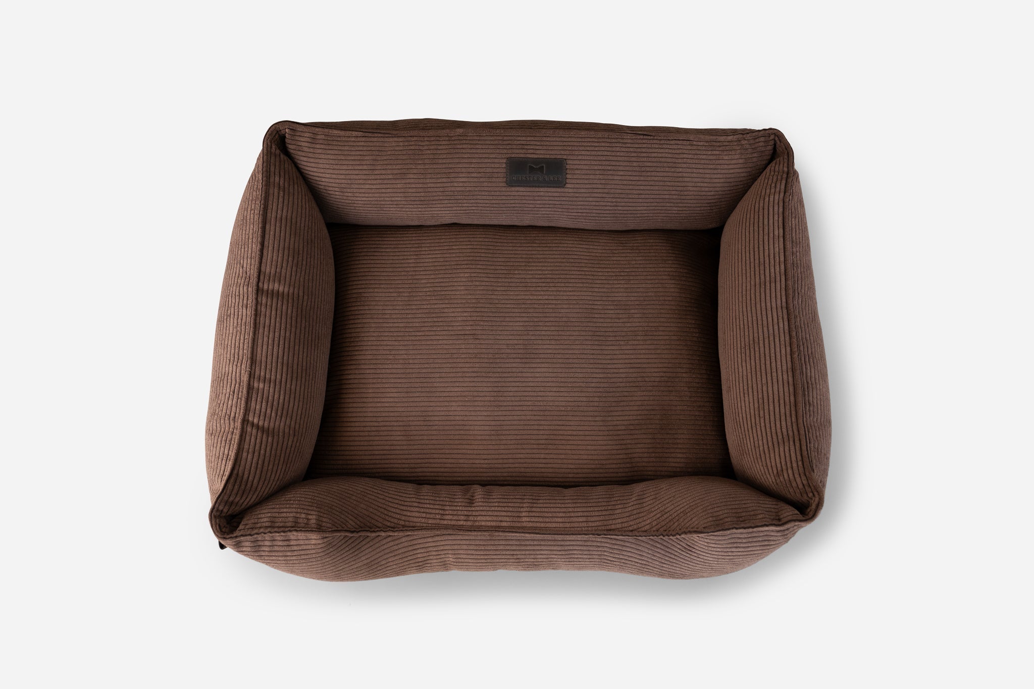 Chester & Lee | Milk Chocolate Sleeper Dog Bed by Chester & Lee