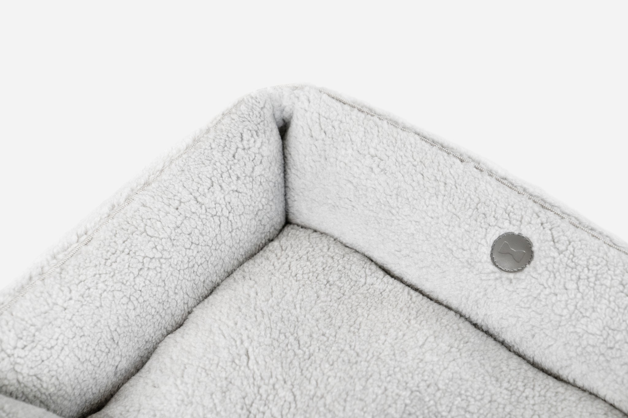 Chester & Lee | Furry Sleeper Dog Bed Gray by Chester & Lee