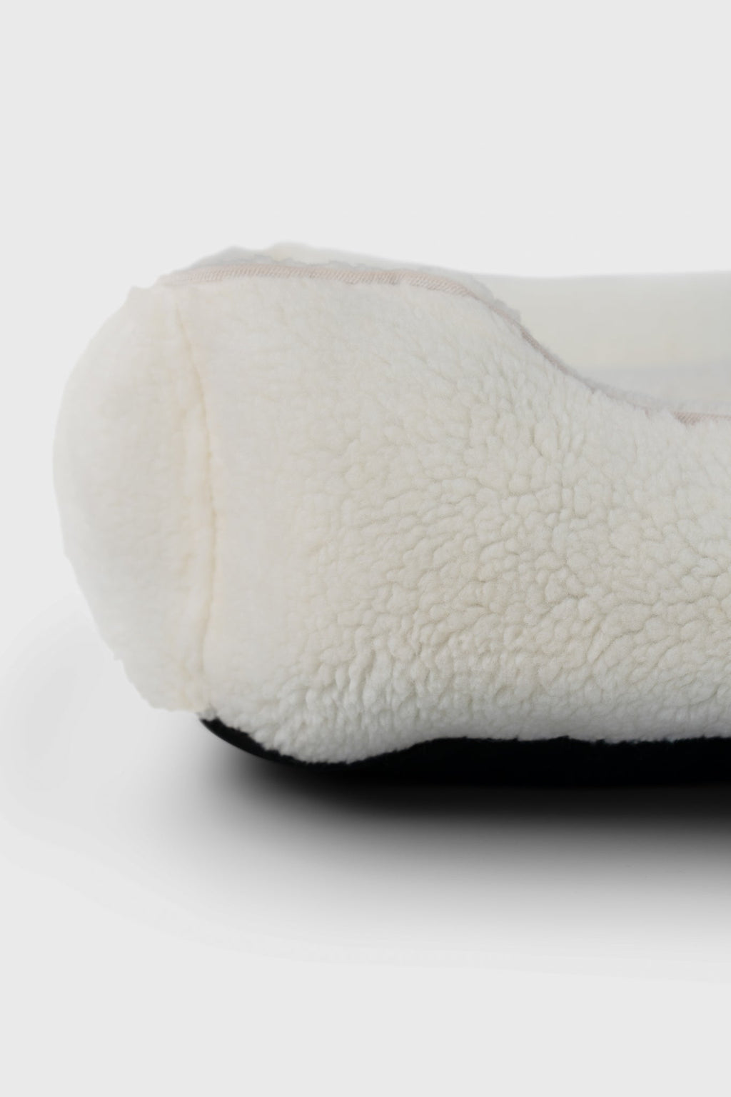 Chester & Lee | Furry Sleeper Dog Bed Beige by Chester & Lee