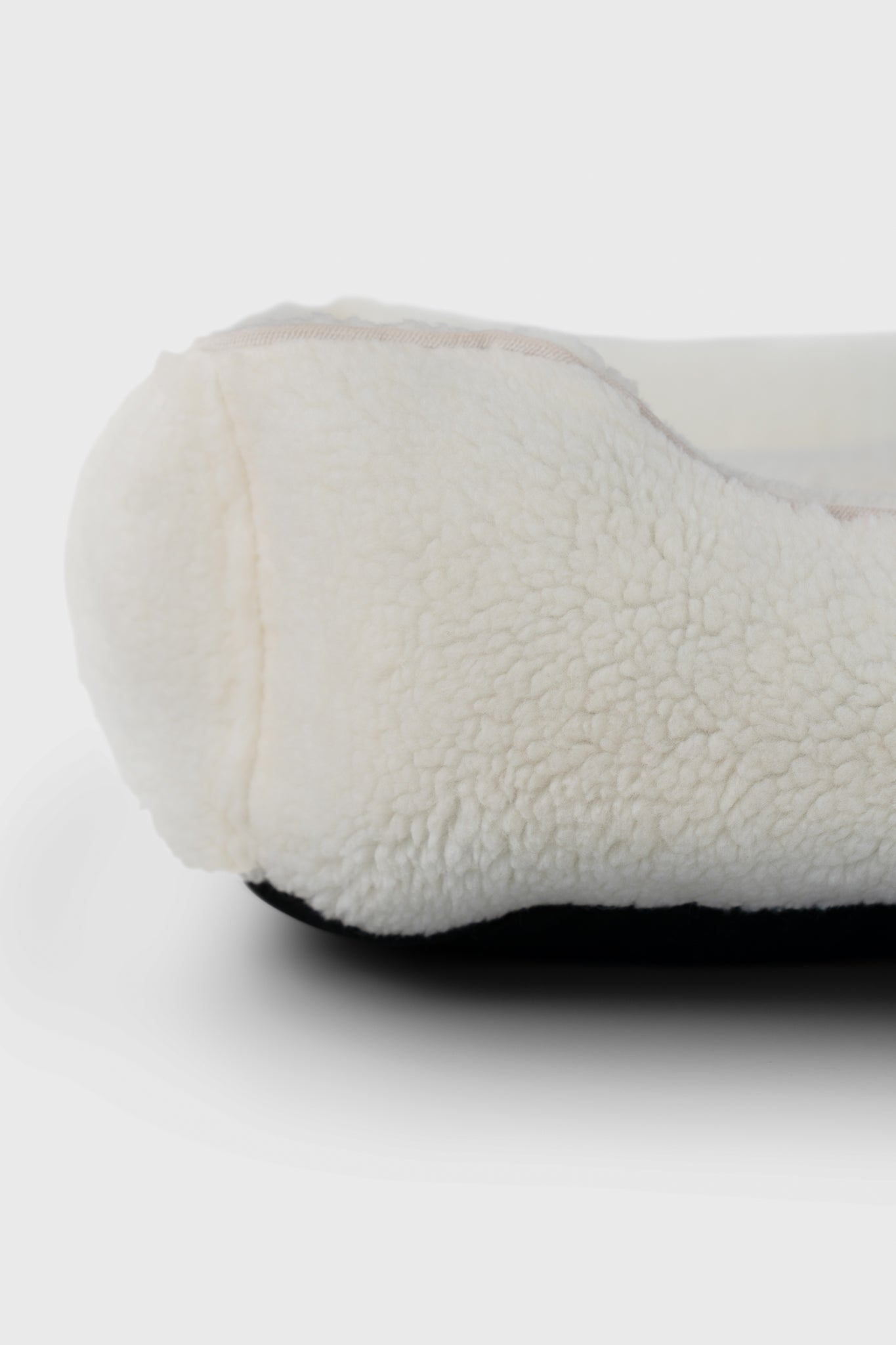 Chester & Lee | Furry Sleeper Dog Bed Beige by Chester & Lee