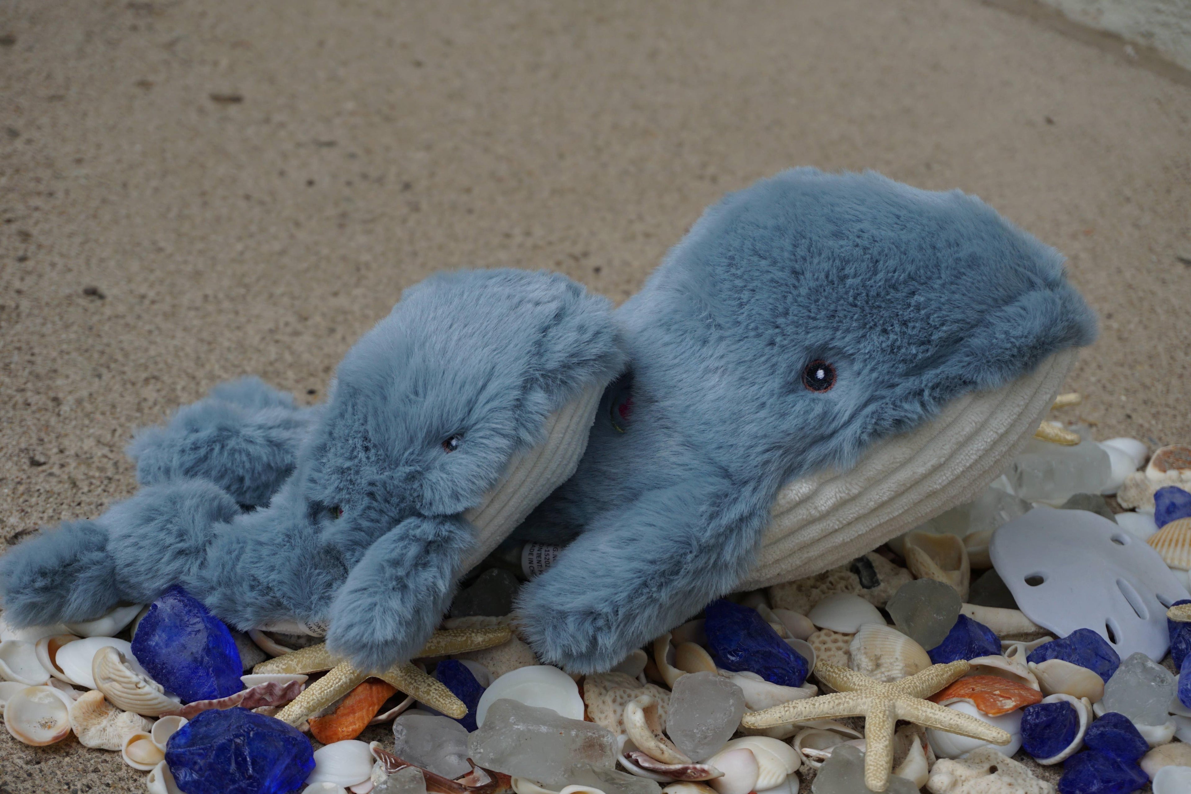 Mobie Whale Knottie® Plush Dog Toy by HuggleHounds