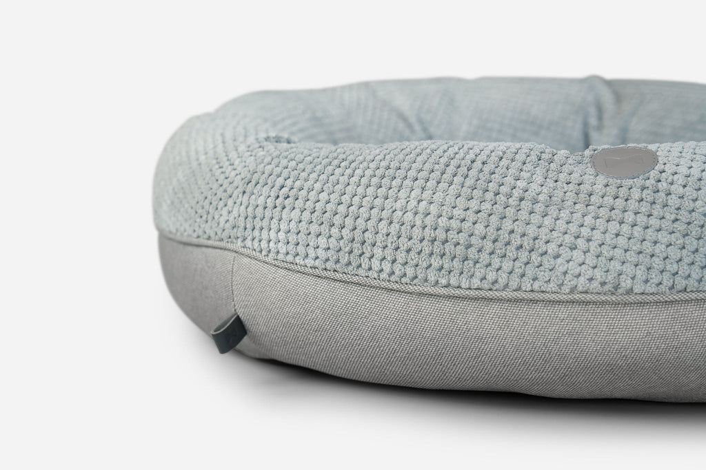 Chester & Lee | Moonlight Gray Donut Dog Bed by Chester & Lee
