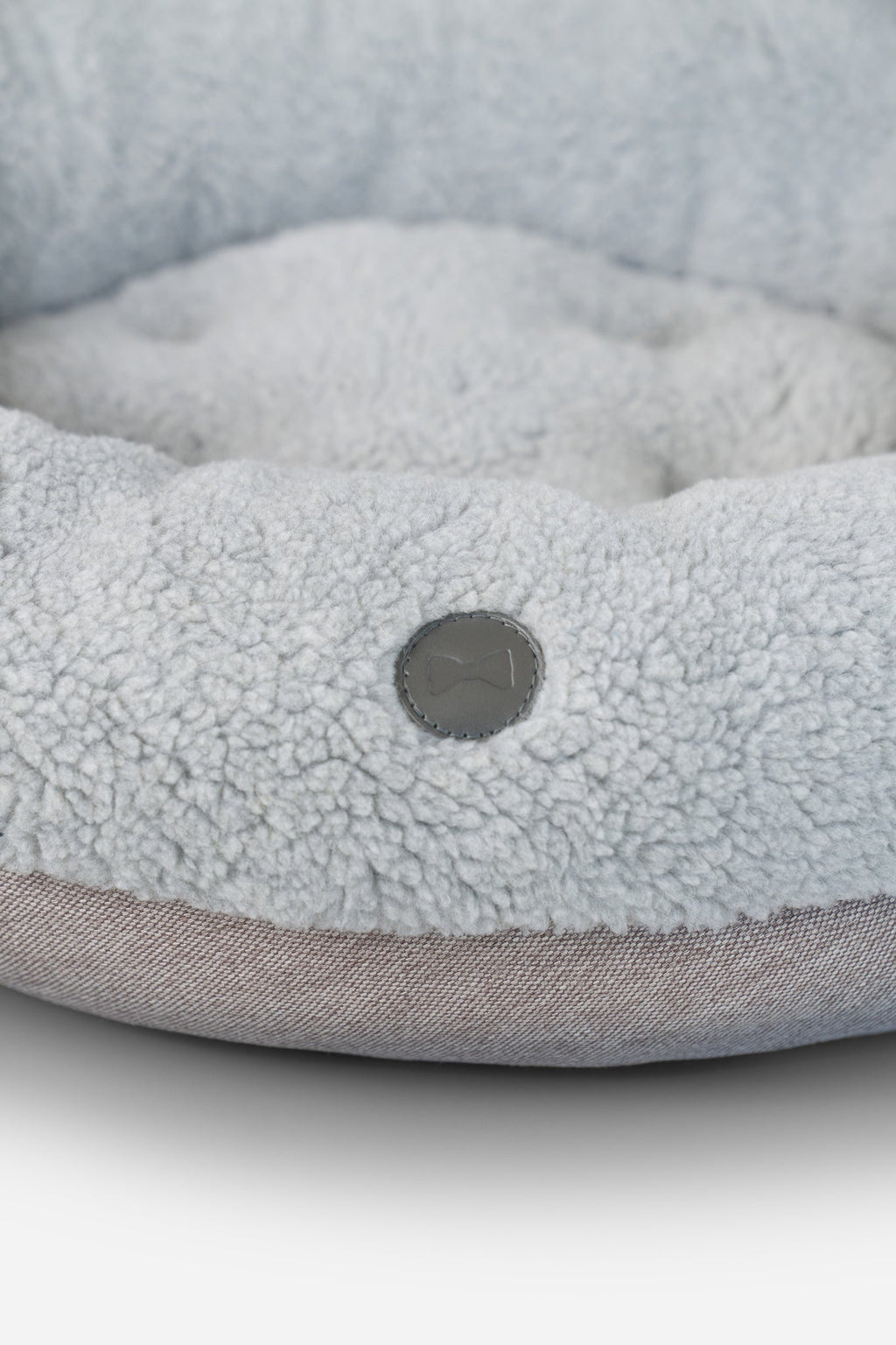 Chester & Lee | Furry Gray Donut Dog Bed by Chester & Lee