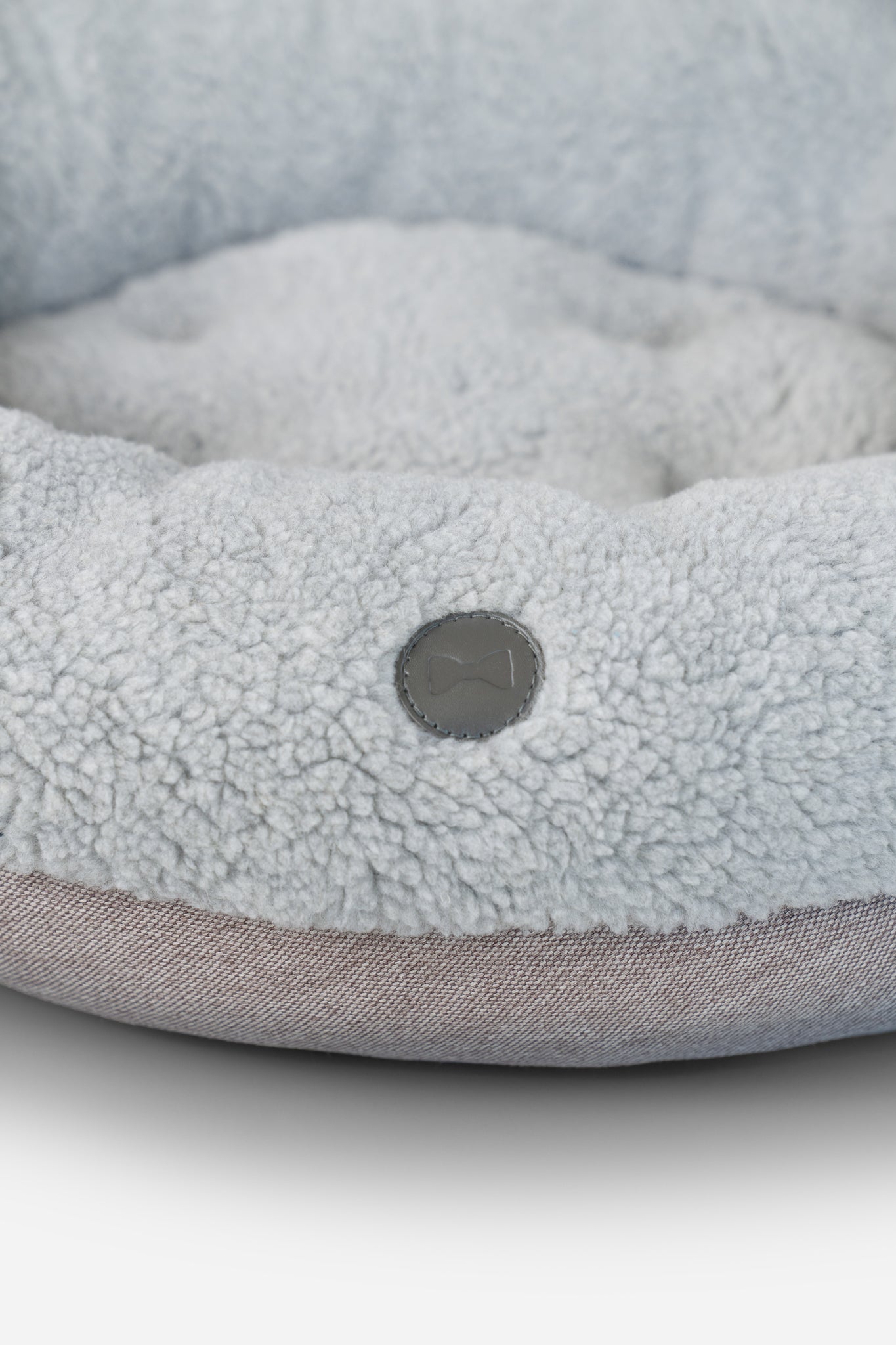 Chester & Lee | Furry Gray Donut Dog Bed by Chester & Lee