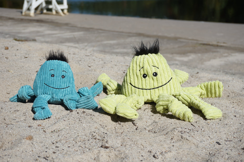 Octavie Octopus Knottie® Plush Dog Toy by HuggleHounds