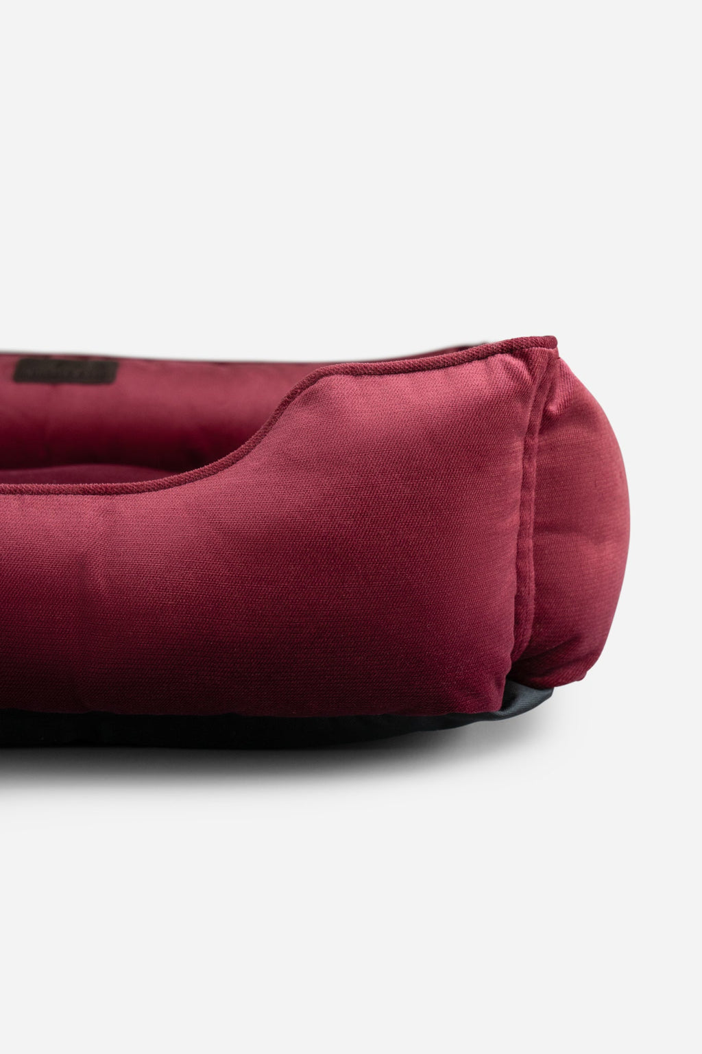 Chester & Lee | Vibrant Velvet Sleeper Dog Bed Wine by Chester & Lee