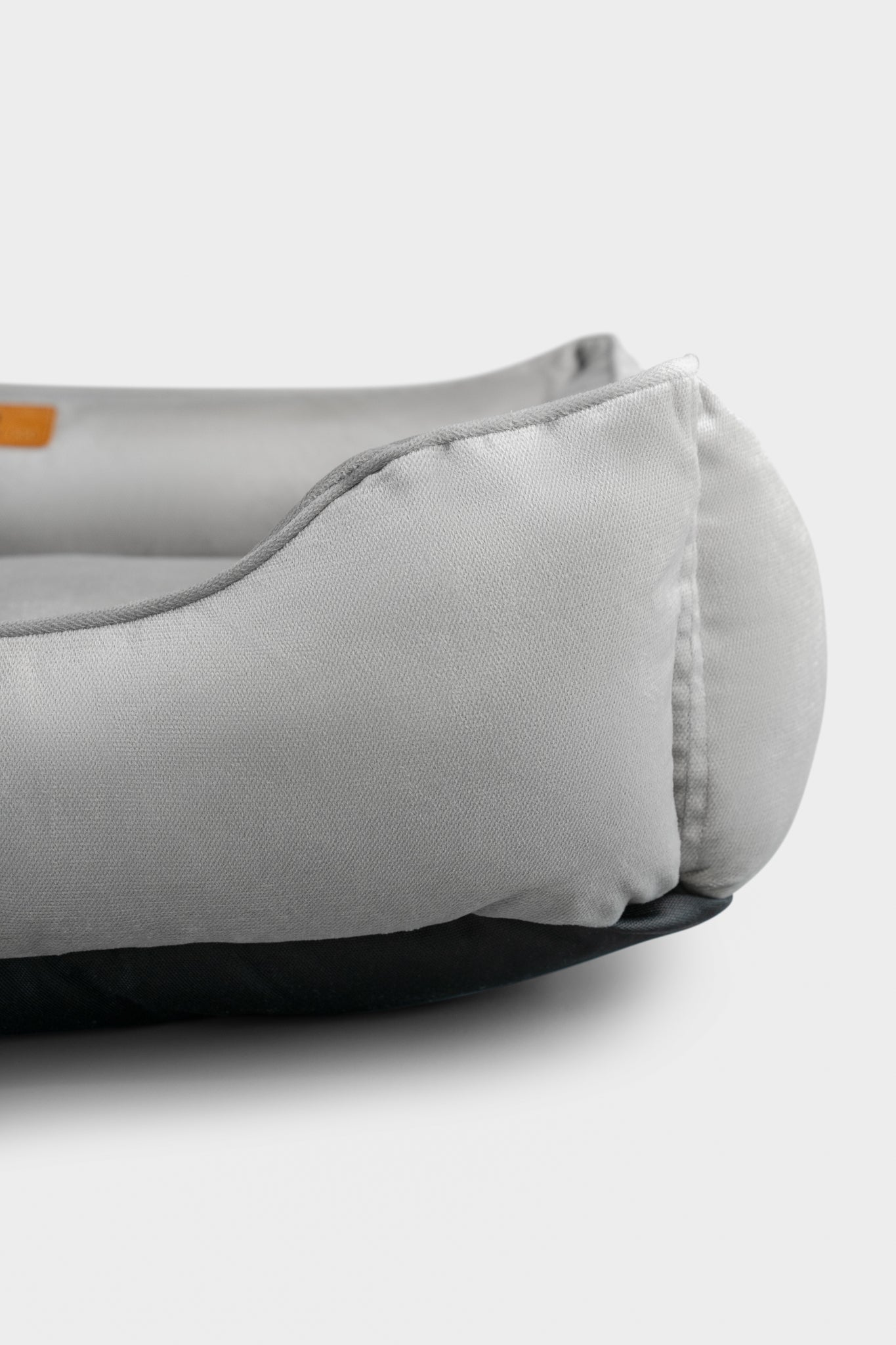 Chester & Lee | Classic Velvet Sleeper Dog Bed Gray by Chester & Lee