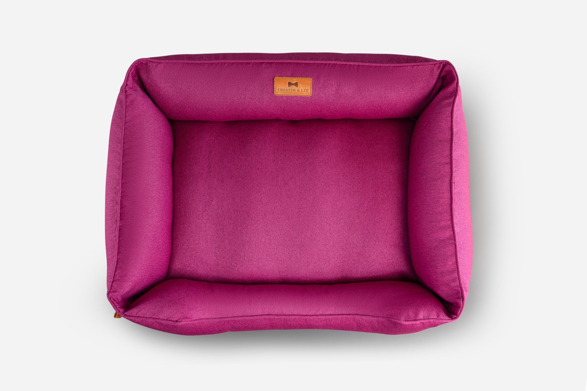 Chester & Lee | Cotton Sleeper Dog Bed Berry Pink by Chester & Lee