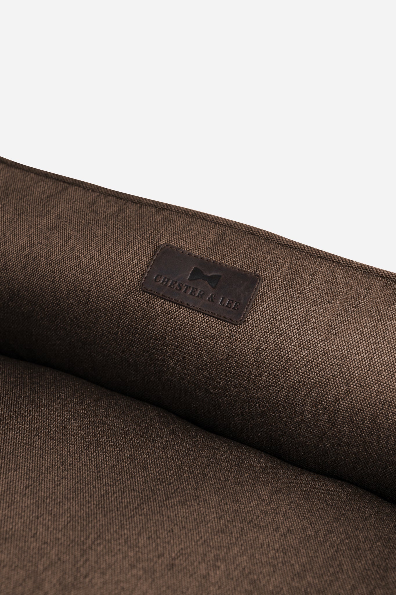 Chester & Lee | Cotton Sleeper Dog Bed Brown by Chester & Lee
