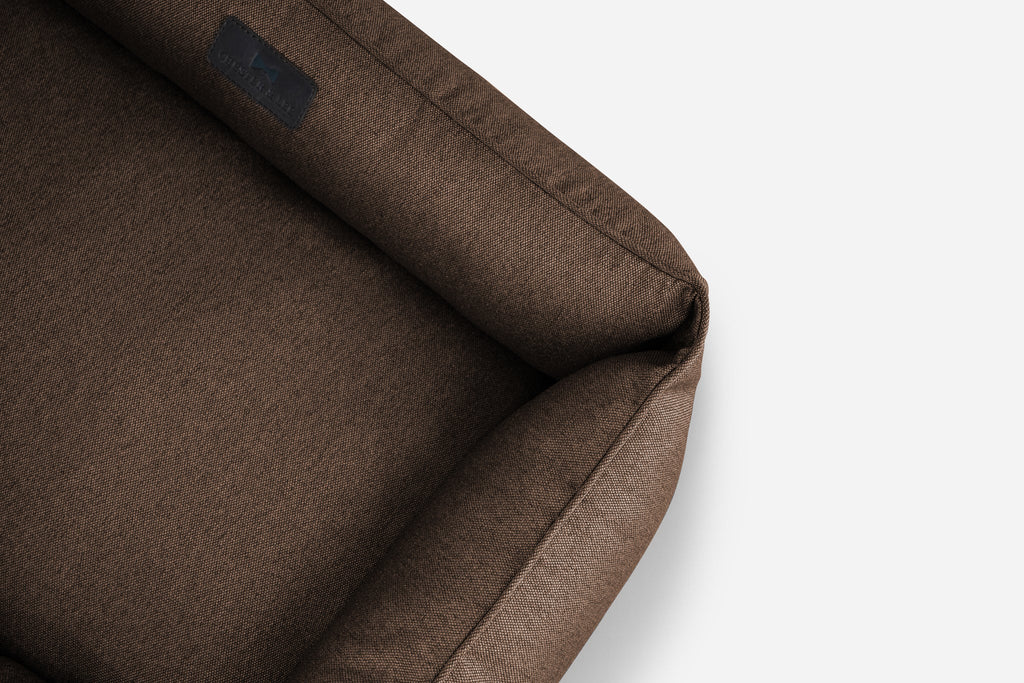 Chester & Lee | Cotton Sleeper Dog Bed Brown by Chester & Lee