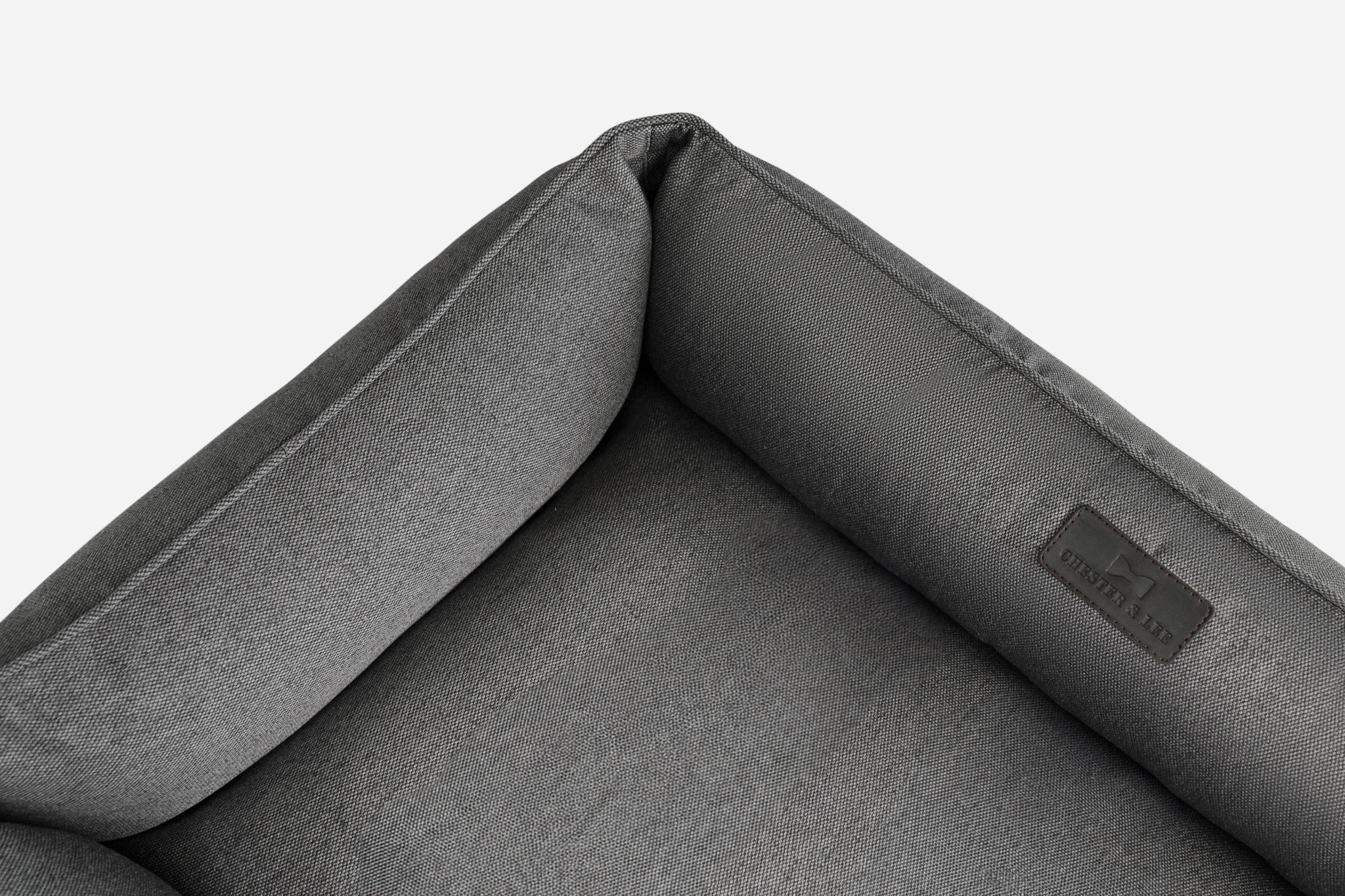 Chester & Lee | Cotton Sleeper Dog Bed Gray by Chester & Lee