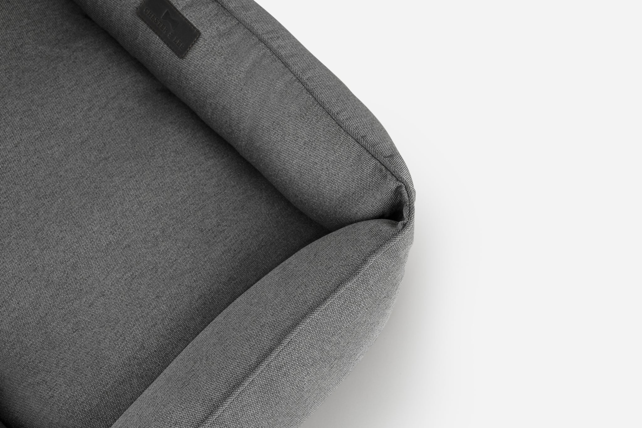 Chester & Lee | Cotton Sleeper Dog Bed Gray by Chester & Lee