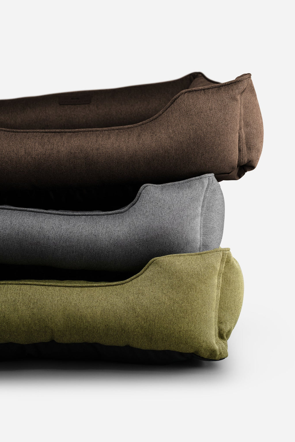 Chester & Lee | Cotton Sleeper Dog Bed Olive by Chester & Lee