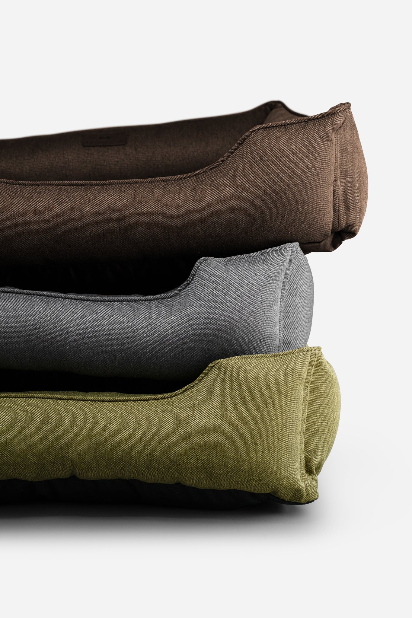 Chester & Lee | Cotton Sleeper Dog Bed Brown by Chester & Lee