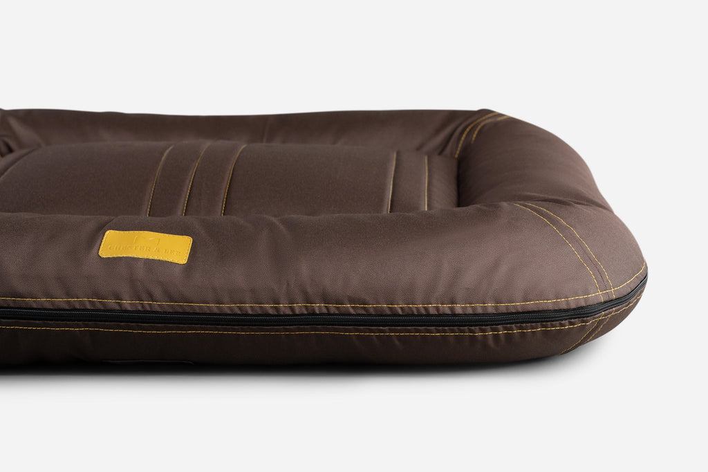 Chester & Lee | Waterproof Lounger Dog Bed Brown by Chester & Lee