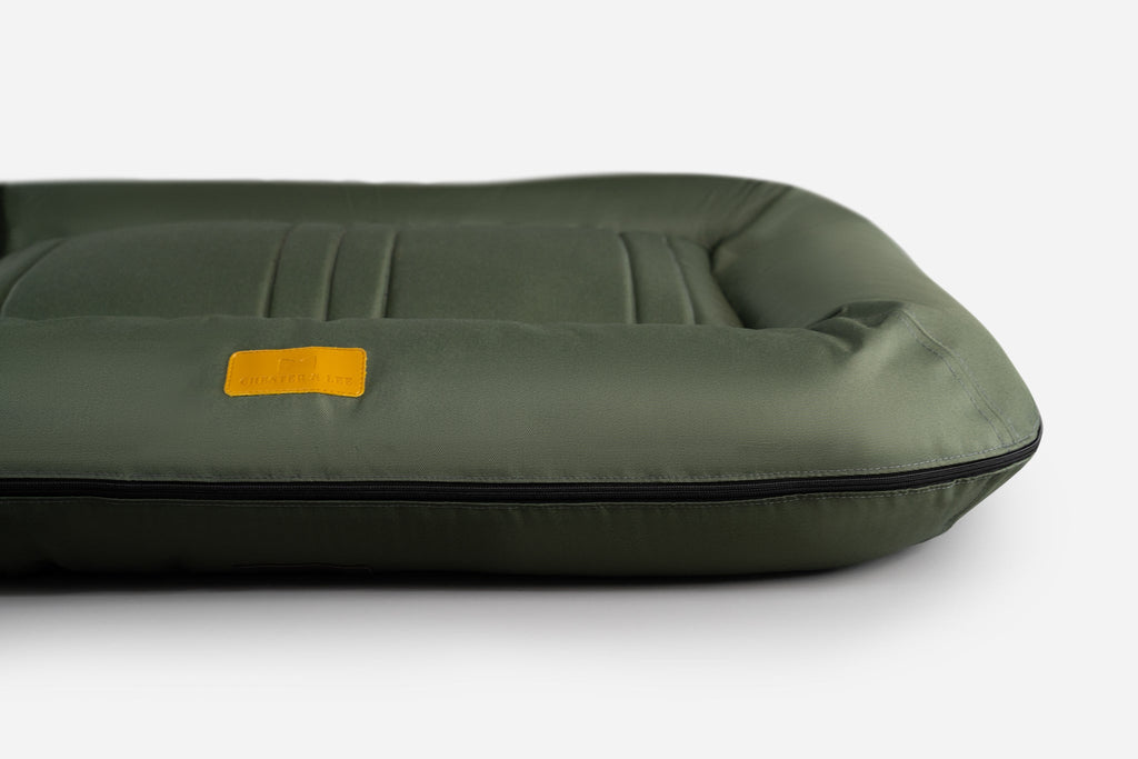 Chester & Lee | Waterproof Lounger Dog Bed Green by Chester & Lee