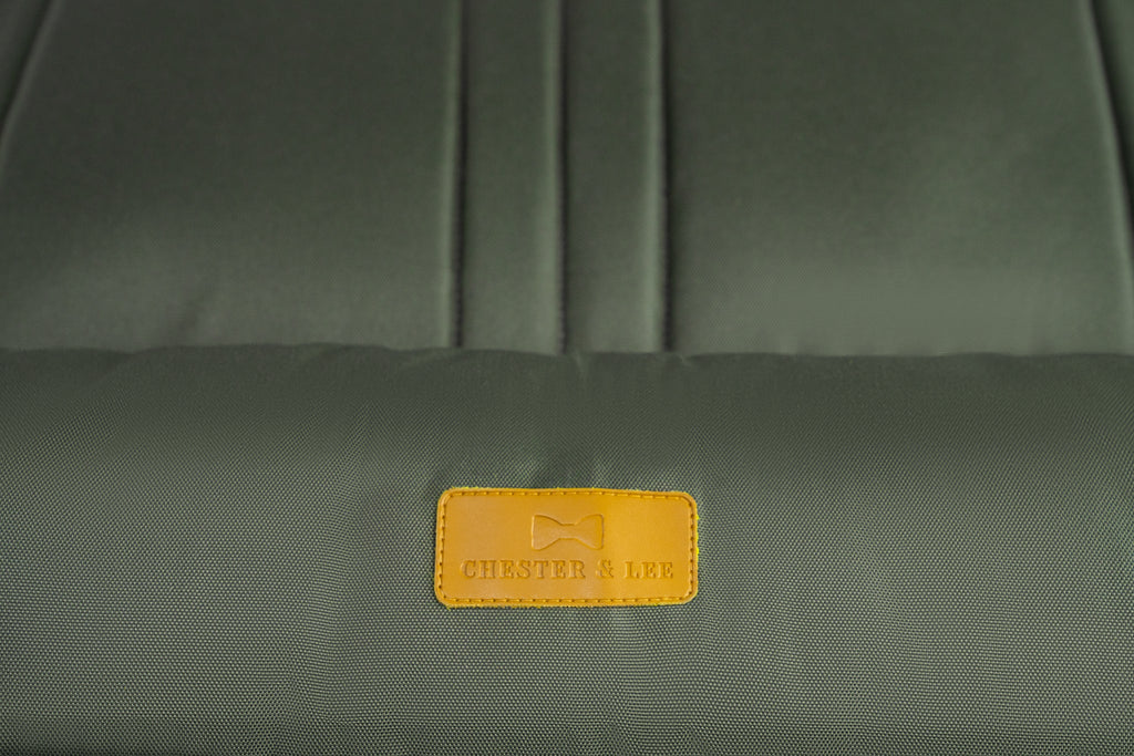 Chester & Lee | Waterproof Lounger Dog Bed Green by Chester & Lee