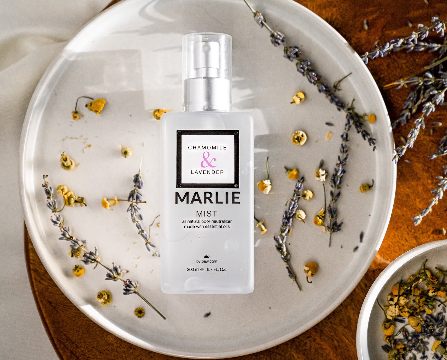 Marlie Mist Pet Odor Eliminator Spray with Essential Oils by Paw.com