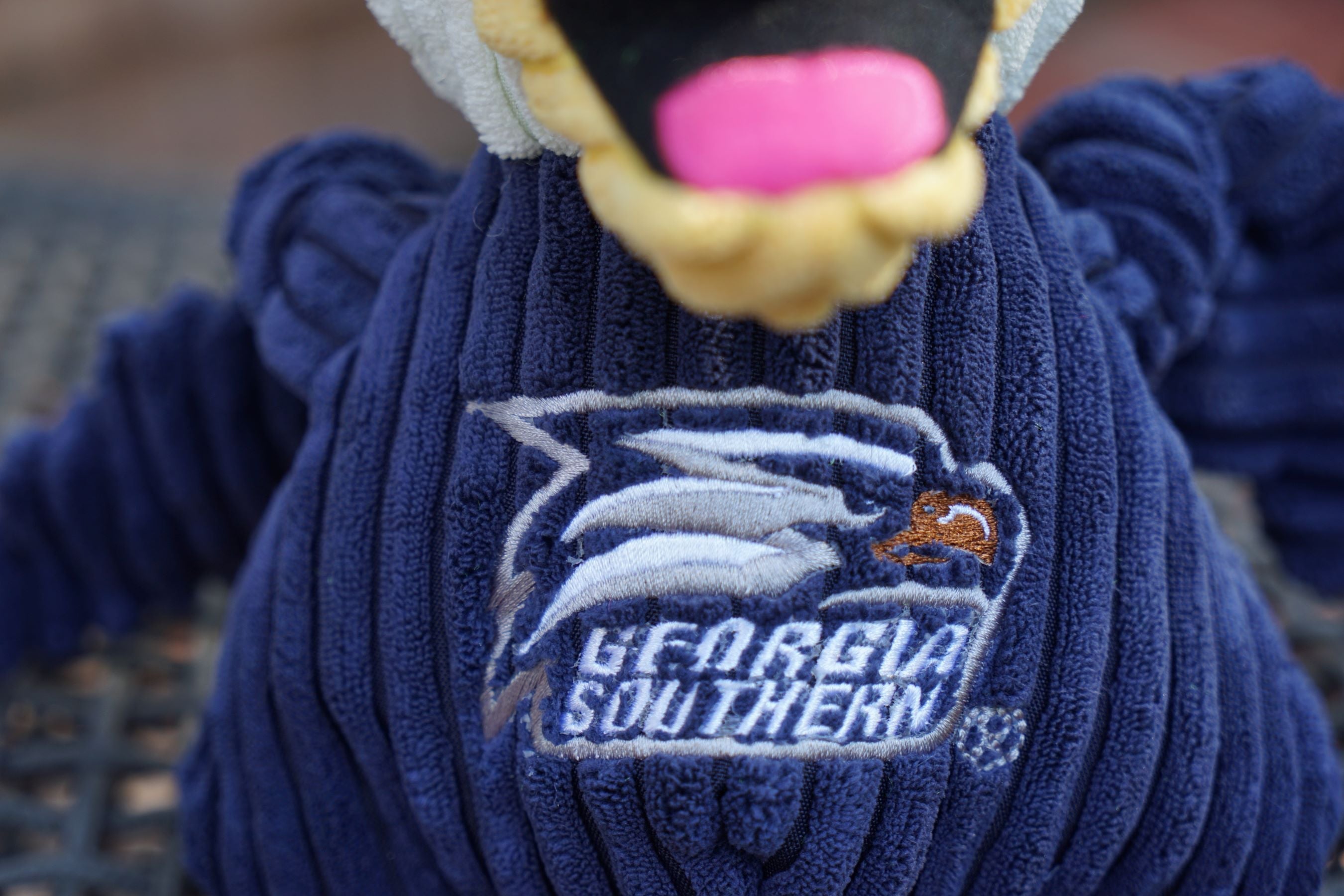 NCAA Georgia Southern University, Gus the Eagle Knottie® Plush Dog Toy by HuggleHounds