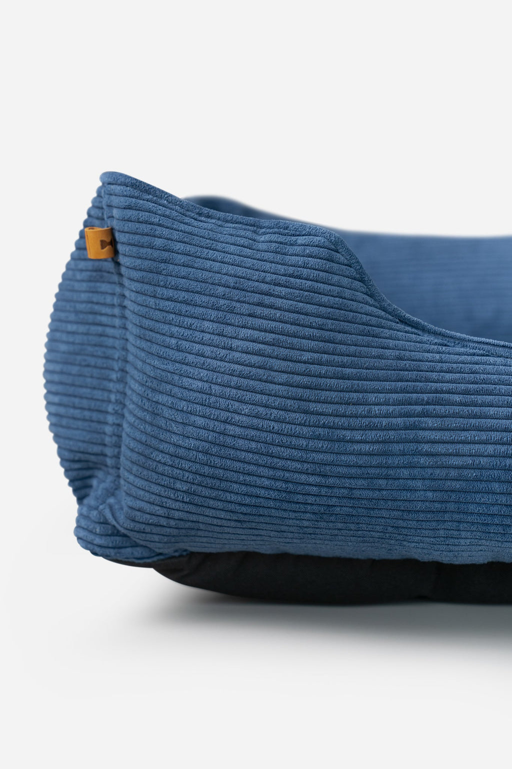 Chester & Lee | Fancy Corduroy Sleeper Dog Bed Blue by Chester & Lee