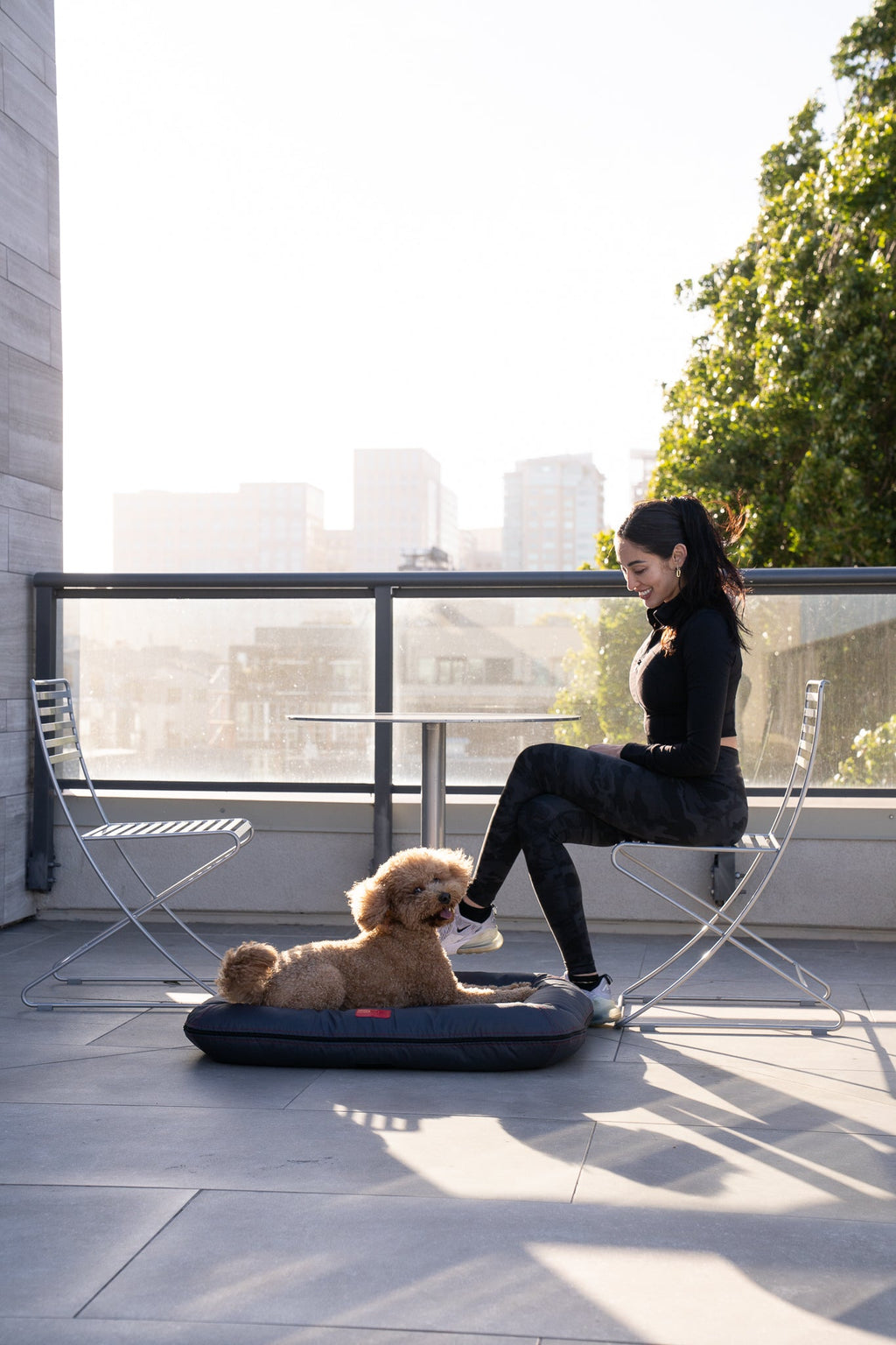 Chester & Lee | Waterproof Lounger Dog Bed Gray by Chester & Lee