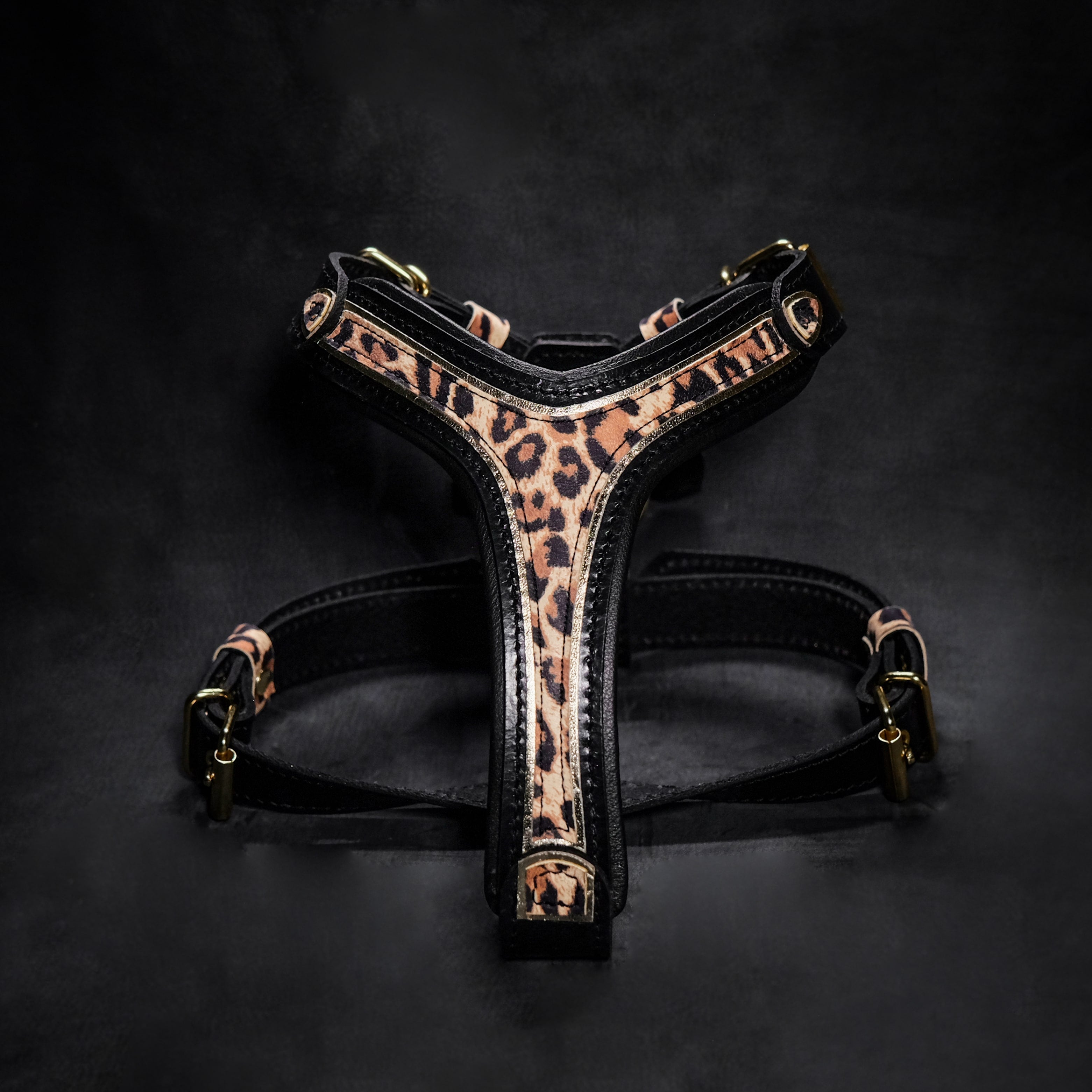 The Leopard Harness Small to Medium Size by Bestia Dog Gear