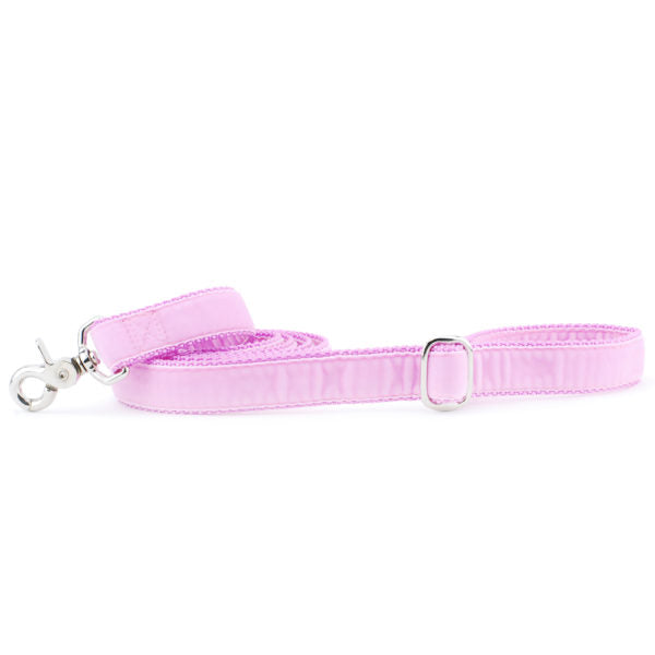 Light Pink Velvet Dog Leash by 2 Hounds Design