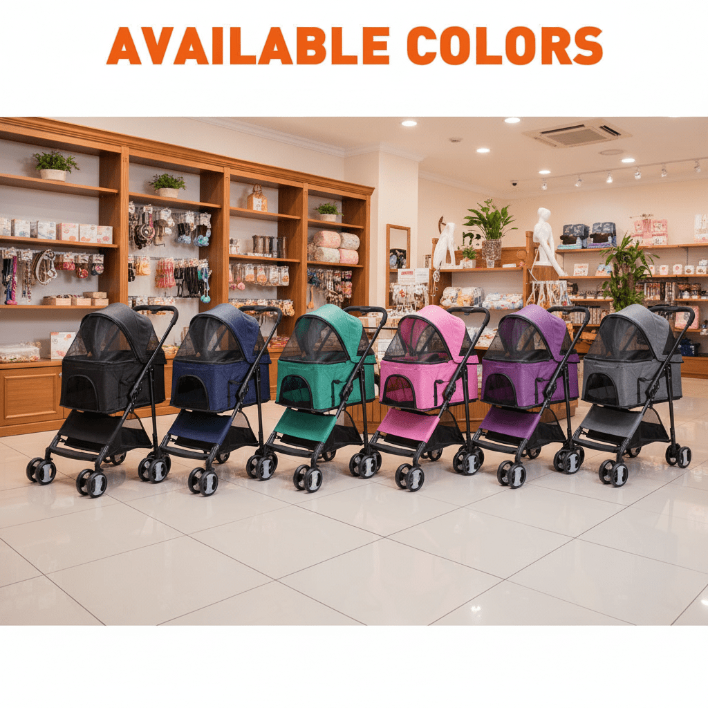 Executive Pet Stroller with a Removable Cradle by Dogline