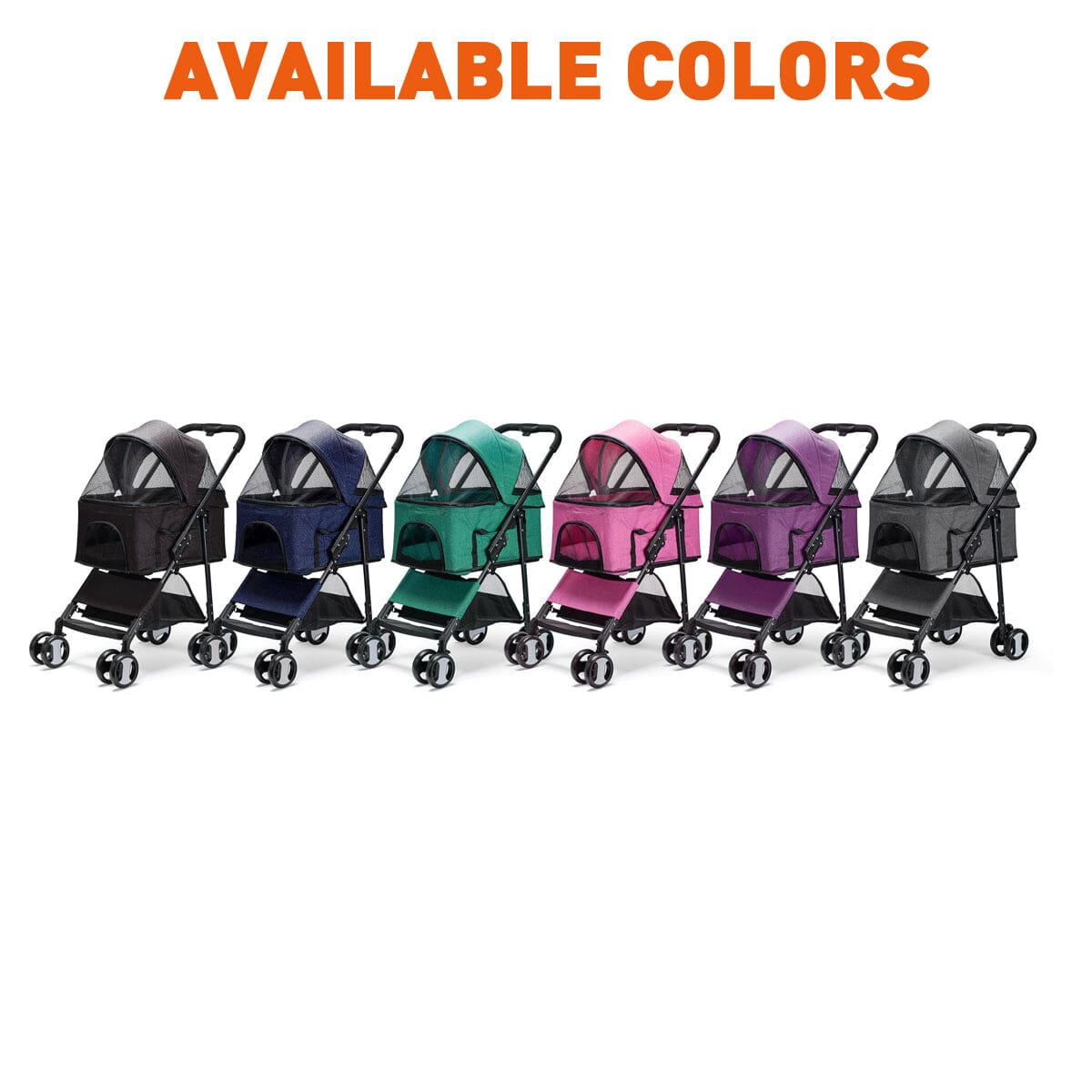 Executive Pet Stroller with a Removable Cradle by Dogline