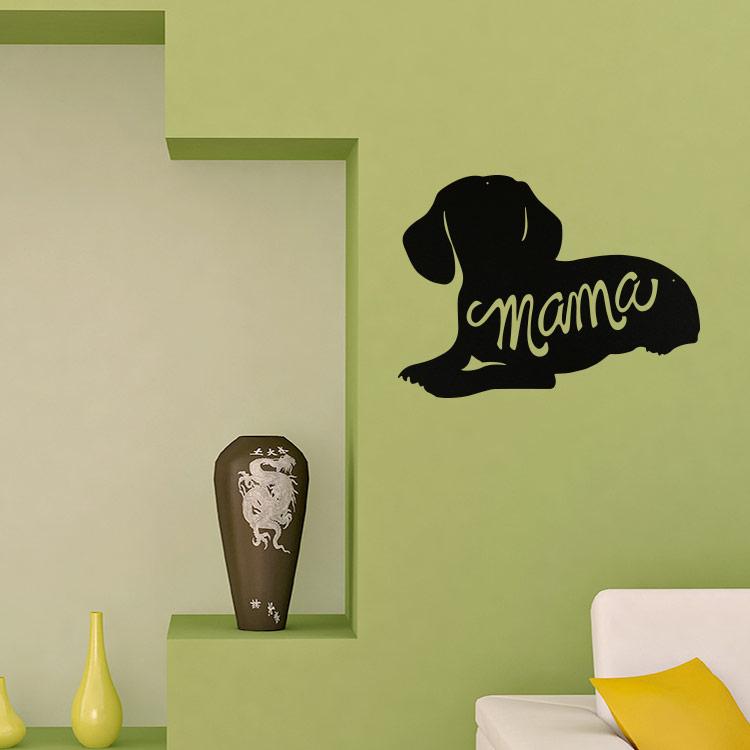 Dachshund Mama Silhouette - Metal Wall Art/Décor by Furr Baby Gifts