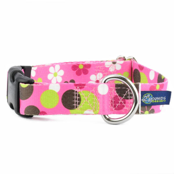 Daisy Dot Buckle Martingale Dog Collar – EarthStyle by 2 Hounds Design