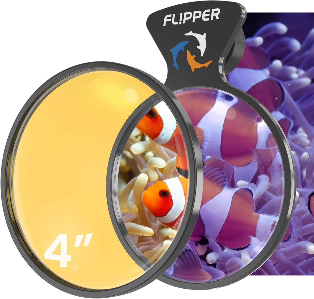 DeepSee Viewer Black - Orange Filter by Flipper Aquarium Products