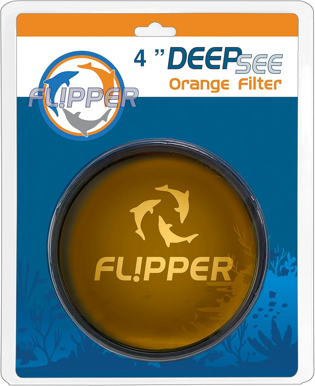 DeepSee Viewer Black - Orange Filter by Flipper Aquarium Products