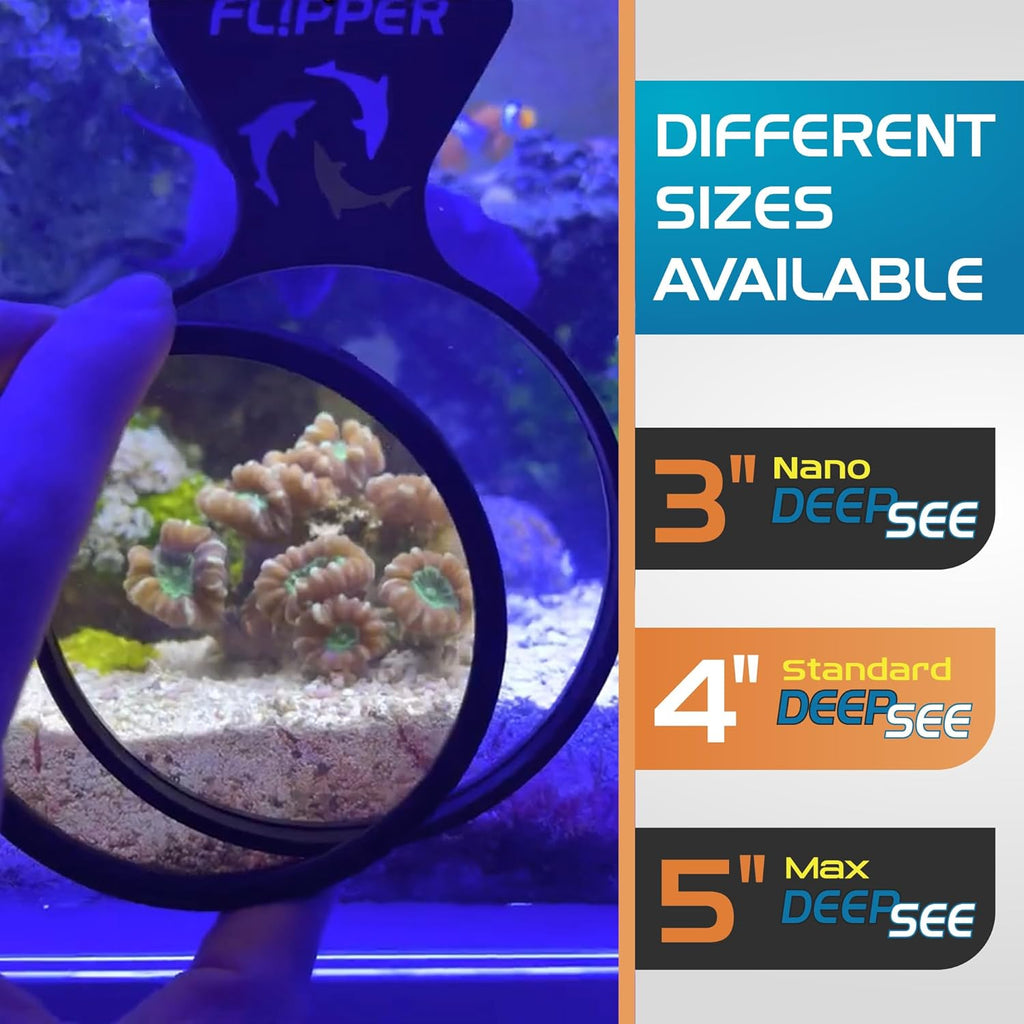 DeepSee Viewer Black - Orange Filter by Flipper Aquarium Products