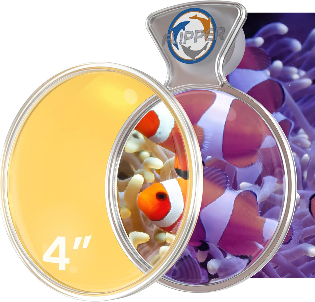 DeepSee Viewer Clear 4" - Orange Filter by Flipper Aquarium Products