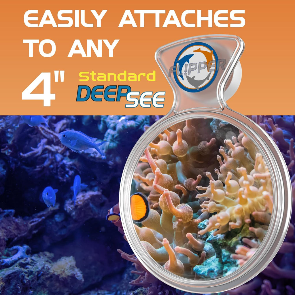 DeepSee Viewer Clear 4" - Orange Filter by Flipper Aquarium Products