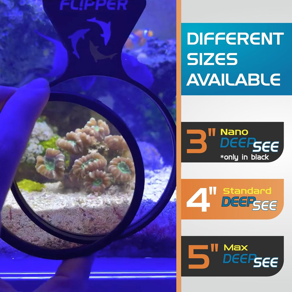 DeepSee Viewer Clear 4" - Orange Filter by Flipper Aquarium Products