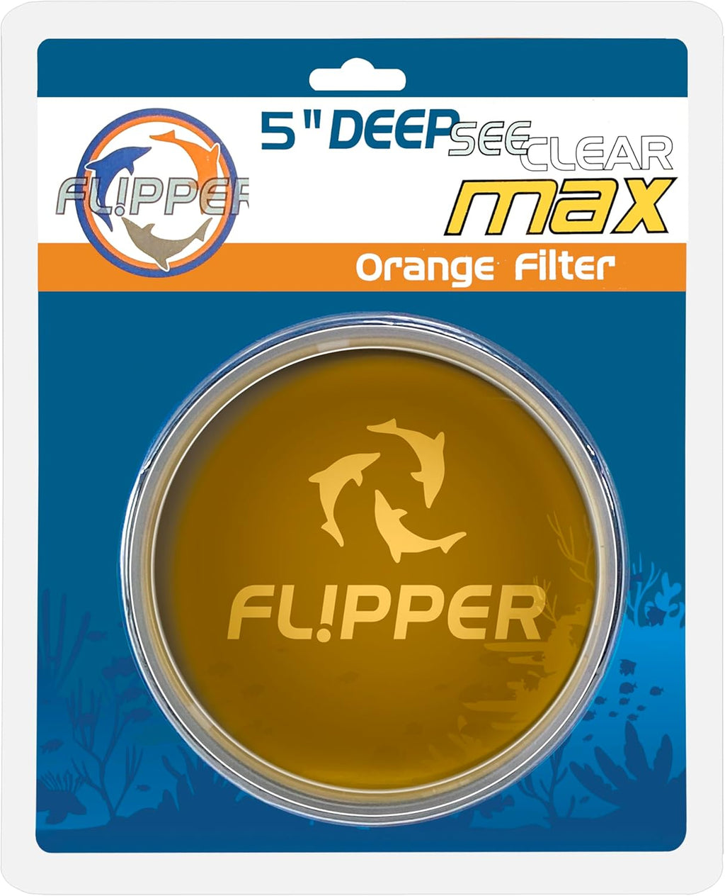 DeepSee Viewer Clear Max 5" - Orange Filter by Flipper Aquarium Products