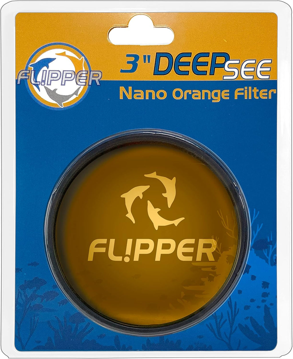 DeepSee Viewer Black - Orange Filter by Flipper Aquarium Products