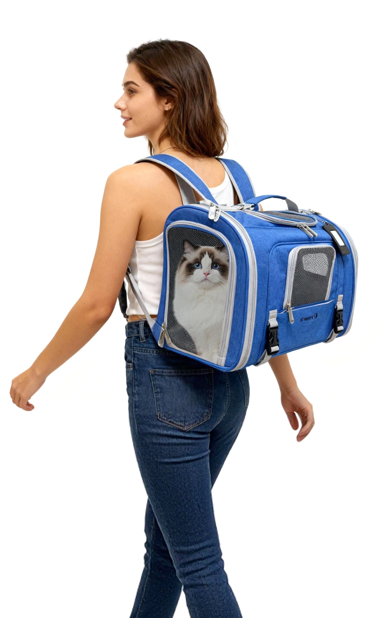 Mr. Peanut's Monterey Series Airline Compliant Horizontal Backpack Pet Carrier by Mr. Peanut's Pet Carriers
