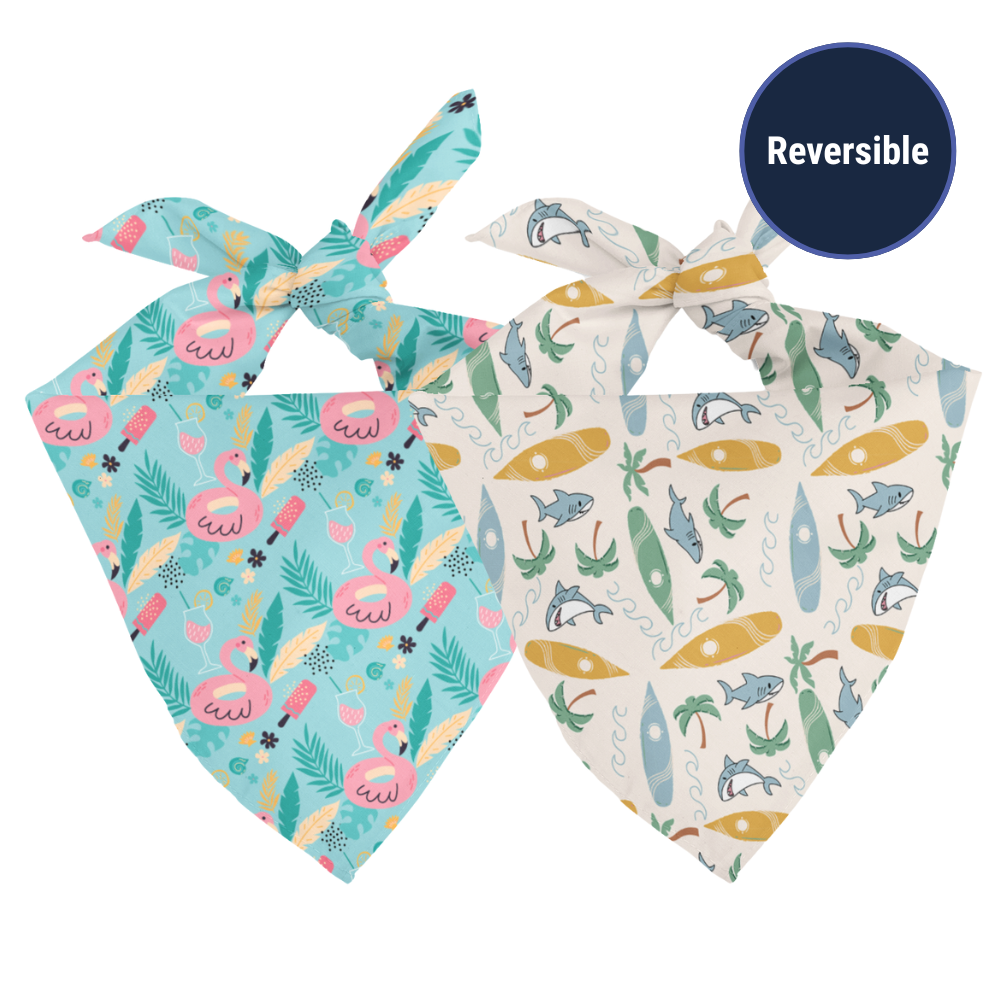 Summer Beach Dog Bandana by Dog Bandana Co.
