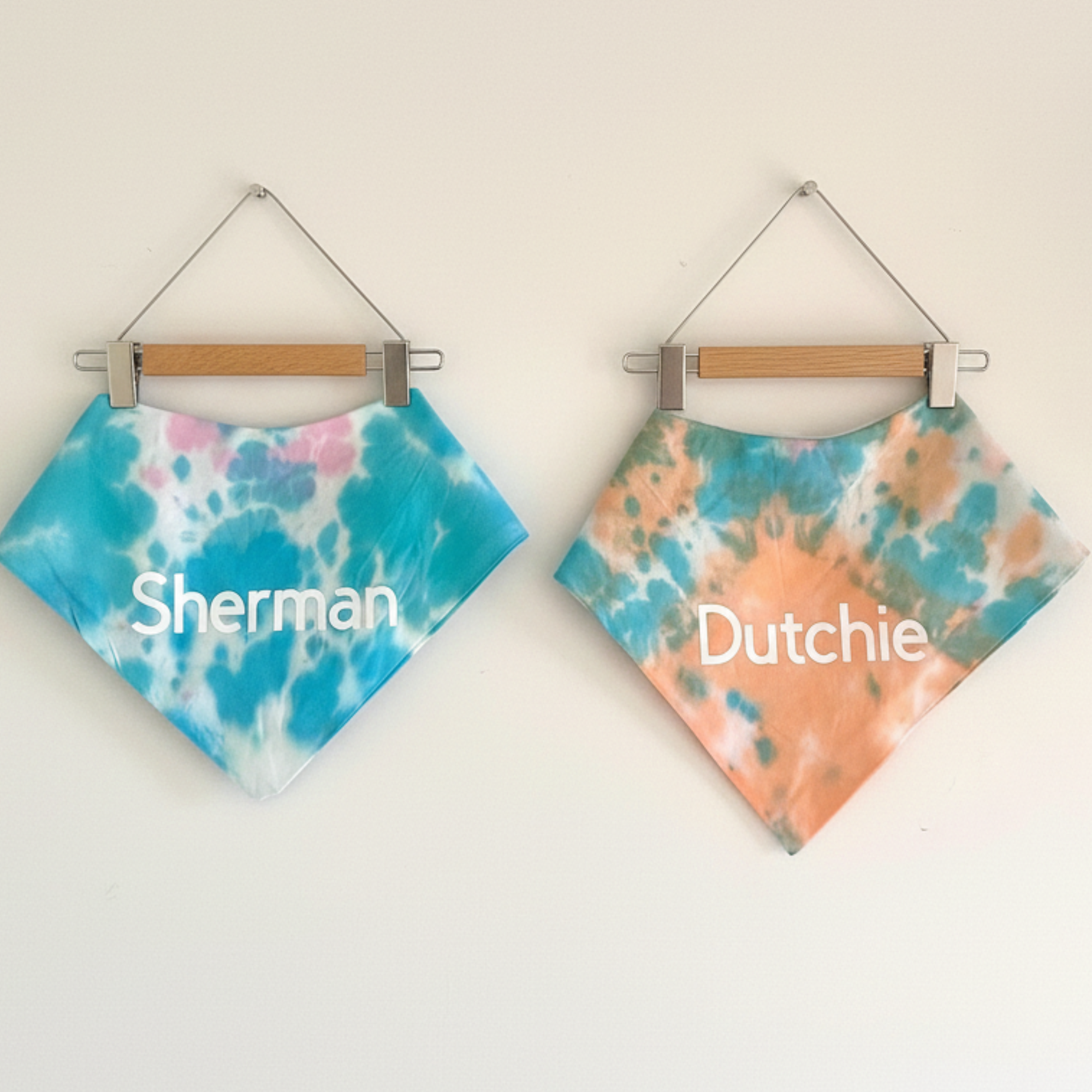 Custom Tie Dye Dog Bandana by Happy Tails Outfitters